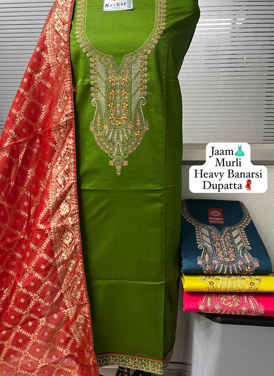 Jaam Murli Embroidered Suit Set