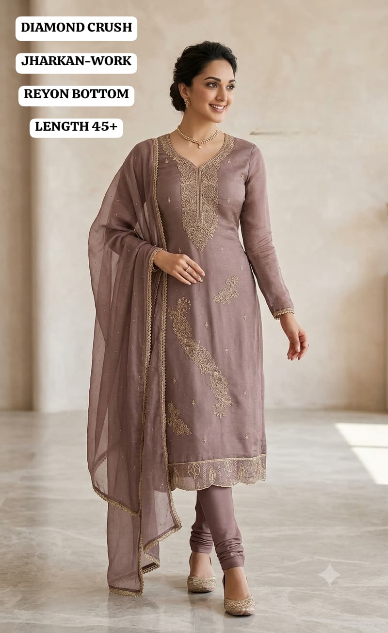 Kiara Diamond Crush Designer Suit Set