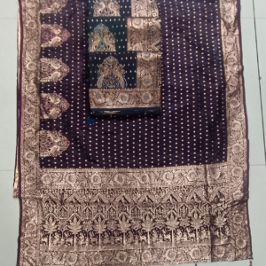 Royal Peacock Banarasi Designer Saree